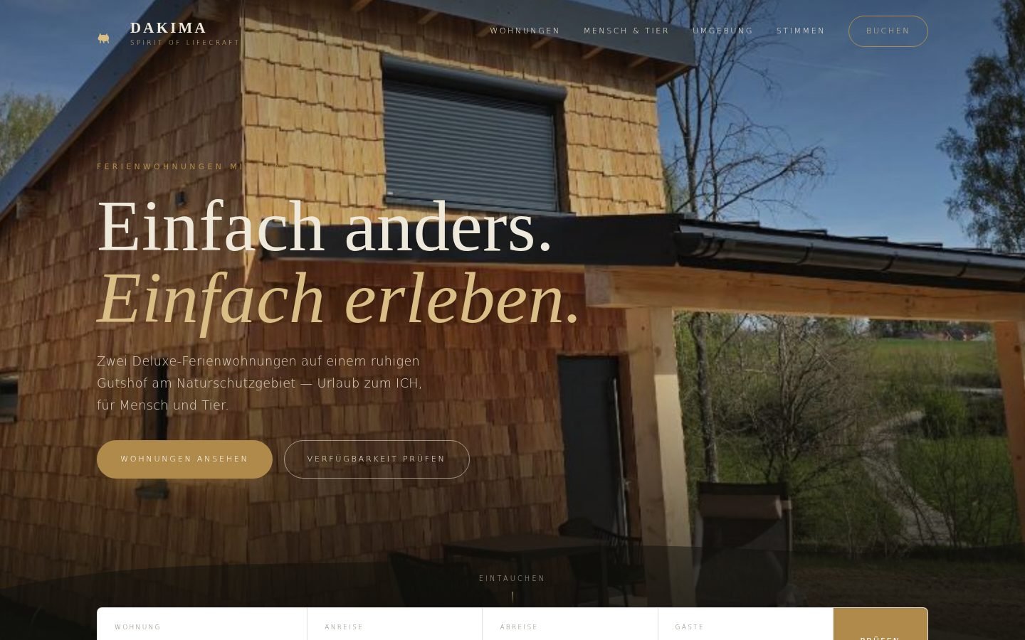 DAKIMA — Website-Projekt von WWC24