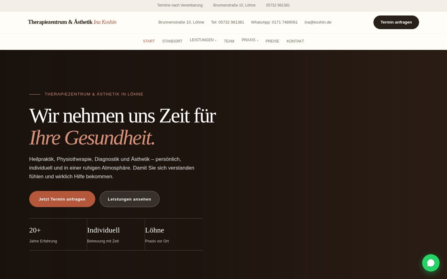 Koshin — Website-Projekt von WWC24